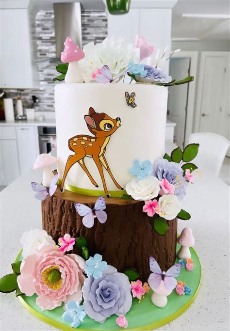 bambi birthday cake